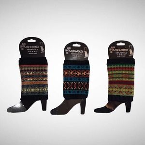 NWT LEG WARMERS 3 PACK